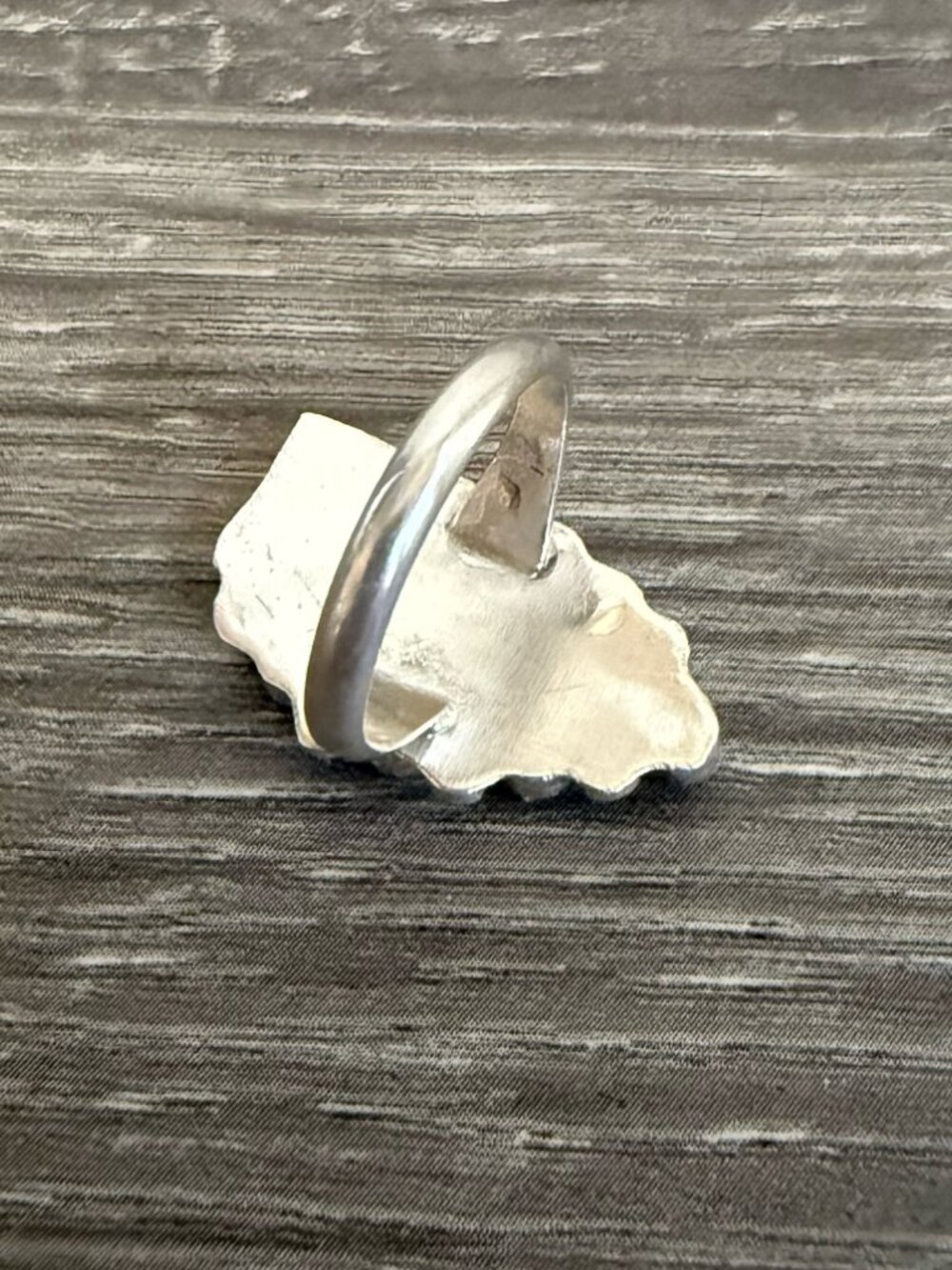 Sterling Silver Turquoise Ring Size 5 1/2 - Picture 5 of 7